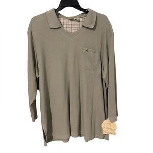 Cherokee Women's Plus Size Oversized‎ Mint Green Shirt 26W-28W NWT